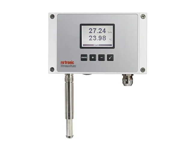HygroFlex5-ALU | Profesionální vlhkostní převodník s výměnnou sondou, kovové provedení