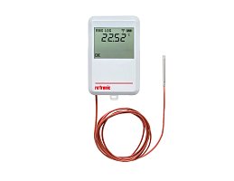 RMS-LOG-W-T10-D | RMS Wi-Fi data logger, 2.4 GHz, pro připojení teplotního snímače T10 (NTC), s displejem